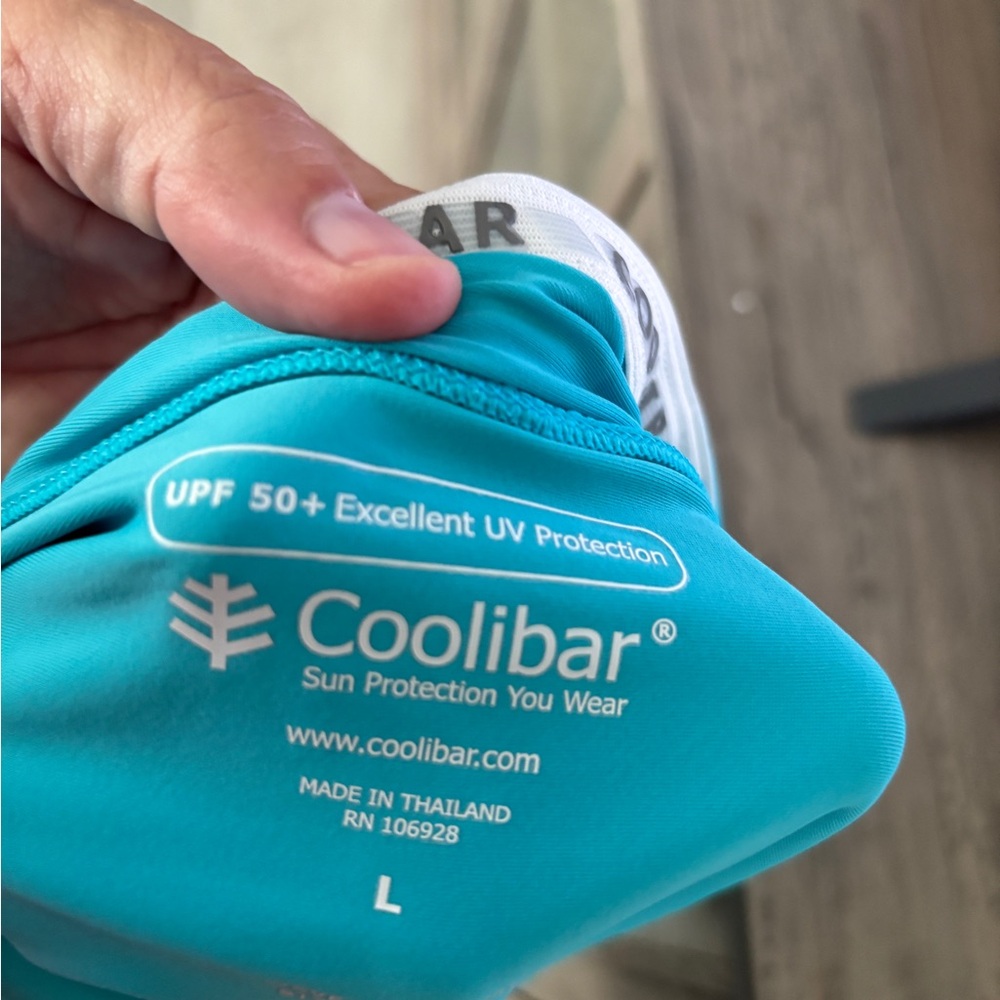 Coolibar Turquoise UV Protection Wear - Picture 4 of 5